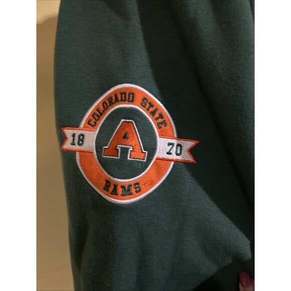 Colorado State CSU RAMS Aggies Logo Full Zip Mens Jacket L NCAA NEW Colosseum - Picture 4 of 15